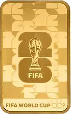 5 Gramm Goldbarren PAMP - FIFA World Cup 2026
