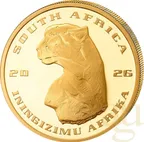 1/4 Unze Goldmünze Südafrika The African Range Gepard 2026 - High Relief