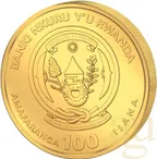 1 Unze Goldmünze Ruanda Lunar Ziege 2027