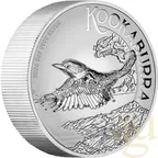 5 Unzen Silbermünze Australien Kookaburra 2026 - Incused Coin