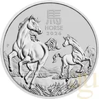 10 Kilogramm Silbermünze Australien Lunar III Pferd 2026