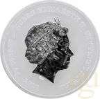 1 Unze Silbermünze Tuvalu - Gods of Olympus - Poseidon 2021