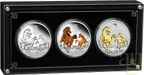 Silbermünze Australien Lunar III Pferd 2026 - Trio Set