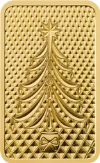 1 Gramm Goldbarren The Royal Mint - Christmas