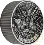 2 Kilogramm Silbermünze Australien Butterfly 2025 - Antik Finish - High Relief