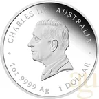 1 Unze Silbermünze Australien One Love 2026 coloriert - polierte Platte