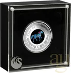 1 Unze Silbermünze Australien Lunar III Opal Pferd 2026 - polierte platte