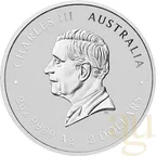 2 Unzen Silbermünze Australien Lunar III Pferd 2026 - coloriert