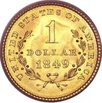 1$ Goldmünze Liberty Head - Kopf