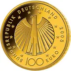 1/2 Unze Goldmünze - 100 Euro 2005 Fußball WM 2006 (A)