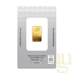 2,5 Gramm Goldbarren The Holy Land Mint - Dove of Peace