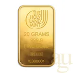 20 Gramm Goldbarren The Holy Land Mint - Dove of Peace