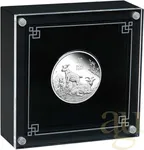 1/2 Unze Silbermünze Australien Lunar III Ziege 2027 - polierte Platte