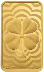 5 Gramm Goldbarren PAMP Lucky Charm Four-Leaf Clover