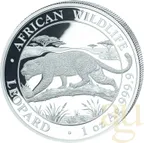 1 Unze Silbermünze Somalia African Wildlife Leopard 2026