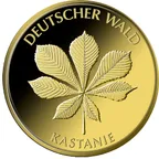 20 Euro Goldmünze Deutscher Wald - Kastanie 2014 (A)