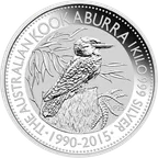 1 Kilogramm Silbermünze Australien Kookaburra 2015