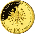 1/2 Unze Goldmünze - 100 Euro Quedlinburg 2003 (A)