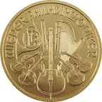 1/2 Unze Goldmünze Wiener Philharmoniker