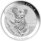 1 Unze Silbermünze Australien Koala 2015