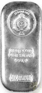 250 Gramm Silber Argor Heraeus Niue Münzbarren