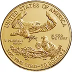 1 Unze Goldmünze American Eagle 2020