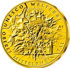 1/2 Unze Goldmünze - 100 Euro Oberes Mittelrheintal 2015 (D)