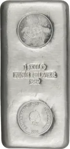 1 Kilogramm Silber Münzbarren Niue Schildkröte 2016