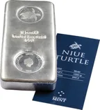 1 Kilogramm Silber Münzbarren Niue Schildkröte 2016