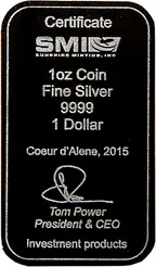 31,1 Gramm Silber Cook Islands Münzbarren