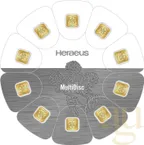 10 Gramm Goldbarren Heraeus MultiDisc