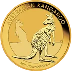 1/2 Unze Goldmünze Australien Känguru 2016