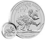 1 Kilogramm Silbermünze Australien Koala 2016