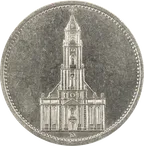 5 Reichsmark Silbermünze Garnisonkirche
