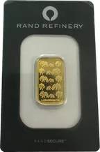 10 Gramm Goldbarren Rand Refinery - Elefant