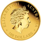 1 Unze Goldmünze Australien Känguru 2011