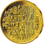 1/2 Unze Goldmünze - 100 Euro Regensburg 2016 (A)