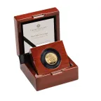 1/2 Pfund Goldmünze Sovereign King Charles 2027 - polierte Platte