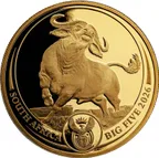 1/4 Unze Goldmünze Südafrika Big Five Büffel 2026 proof