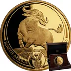 1/4 Unze Goldmünze Südafrika Big Five Büffel 2026 proof