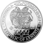 1 Kilogramm Silbermünze Armenien Arche Noah
