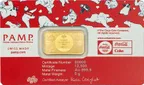 5 Gramm Goldbarren PAMP - Coca Cola Polar Bear Hugs