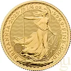 1/4 Unze Goldmünze Britannia 2025