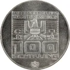 100 Schilling Silbermünze Republik Österreich 1974-1979