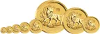 10 Unzen Goldmünze Australien Lunar II Hund 2018
