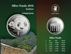 1 Unze Silber Panda 2018 Münze Berlin Round