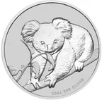 1/2 Unze Silbermünze Australien Koala 2010
