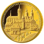 1/2 Unze Goldmünze - 100 Euro Wittenberg 2017 (D)
