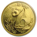 1/10 Unze Goldmünze China Panda 1993