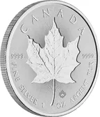 1 Unze Silbermünze Maple Leaf Incuse 2018